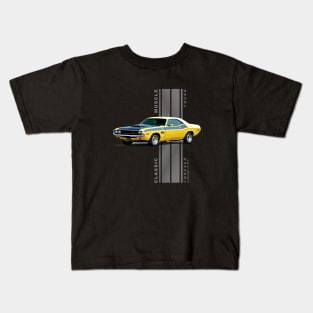 Challenger TA Classic American Muscle Cars Vintage Kids T-Shirt